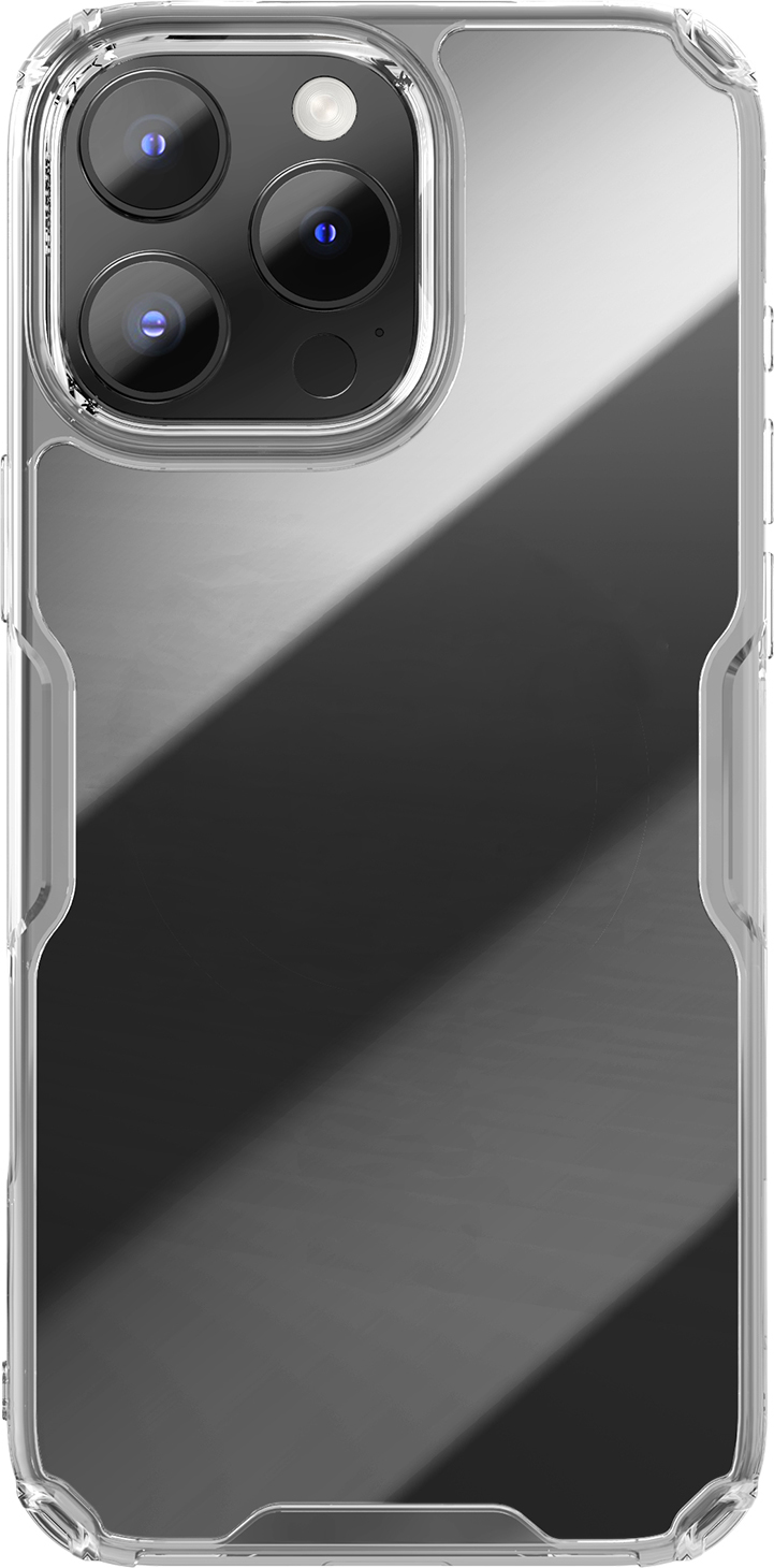 Pouzdro Nillkin Nature Pro pro iPhone 16 Pro - průhledné a bílé