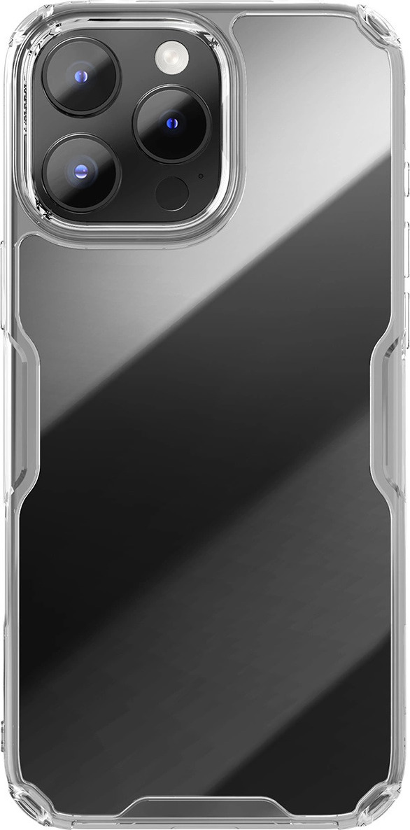 Pouzdro Nillkin Nature Pro pro iPhone 16 Pro - průhledné a bílé