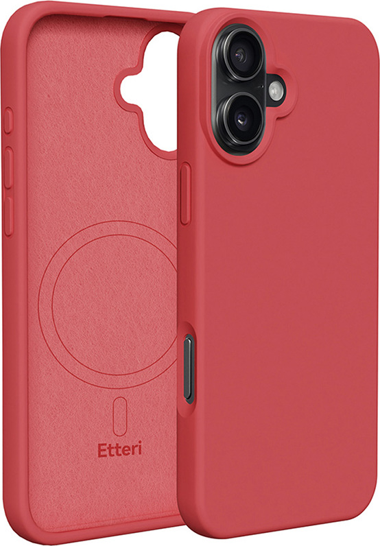 Etteri silikonové pouzdro Mag pro iPhone 17 Pro Max malina