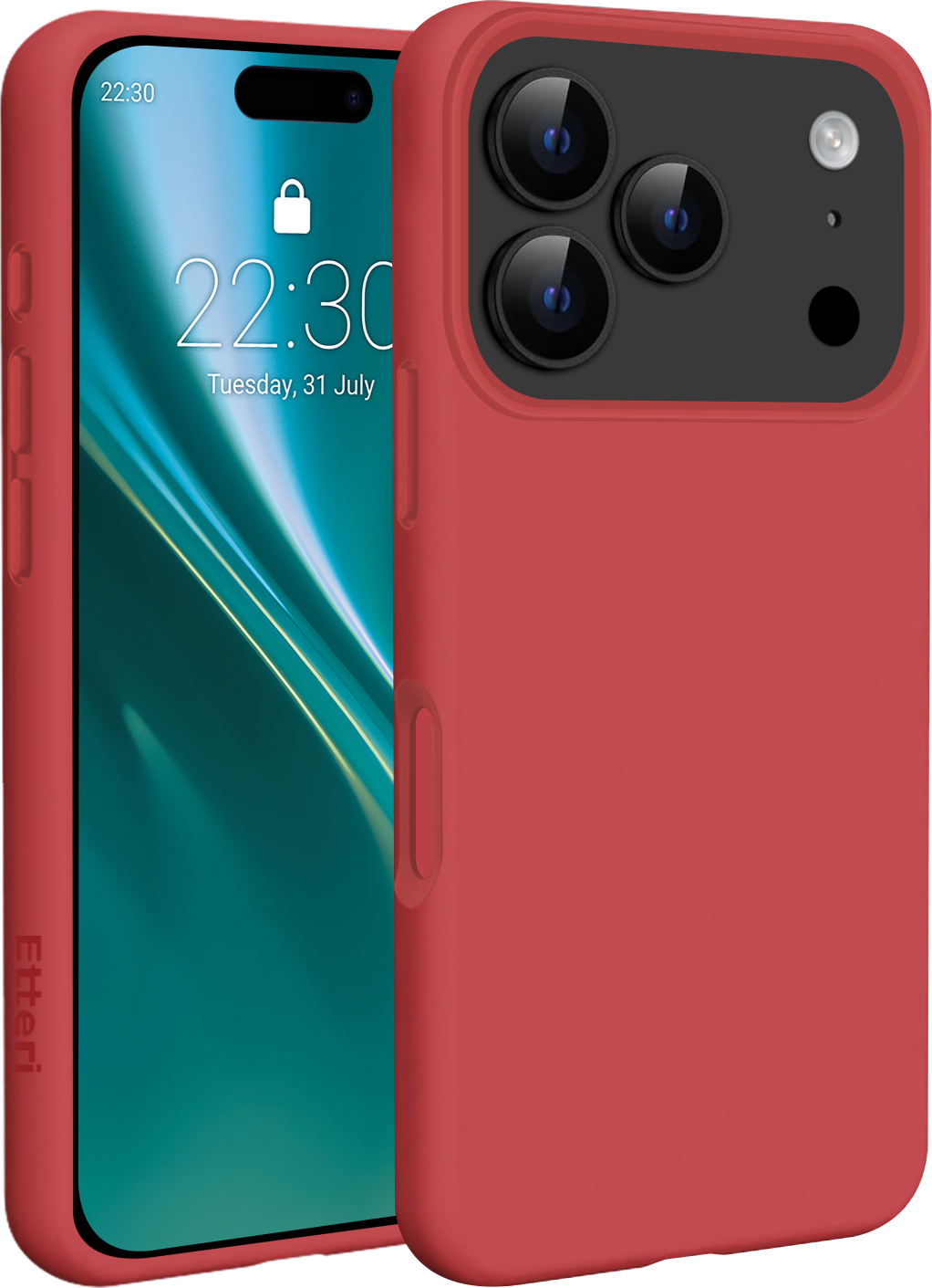 Etteri silikonové pouzdro Mag pro iPhone 17 Pro Max malina