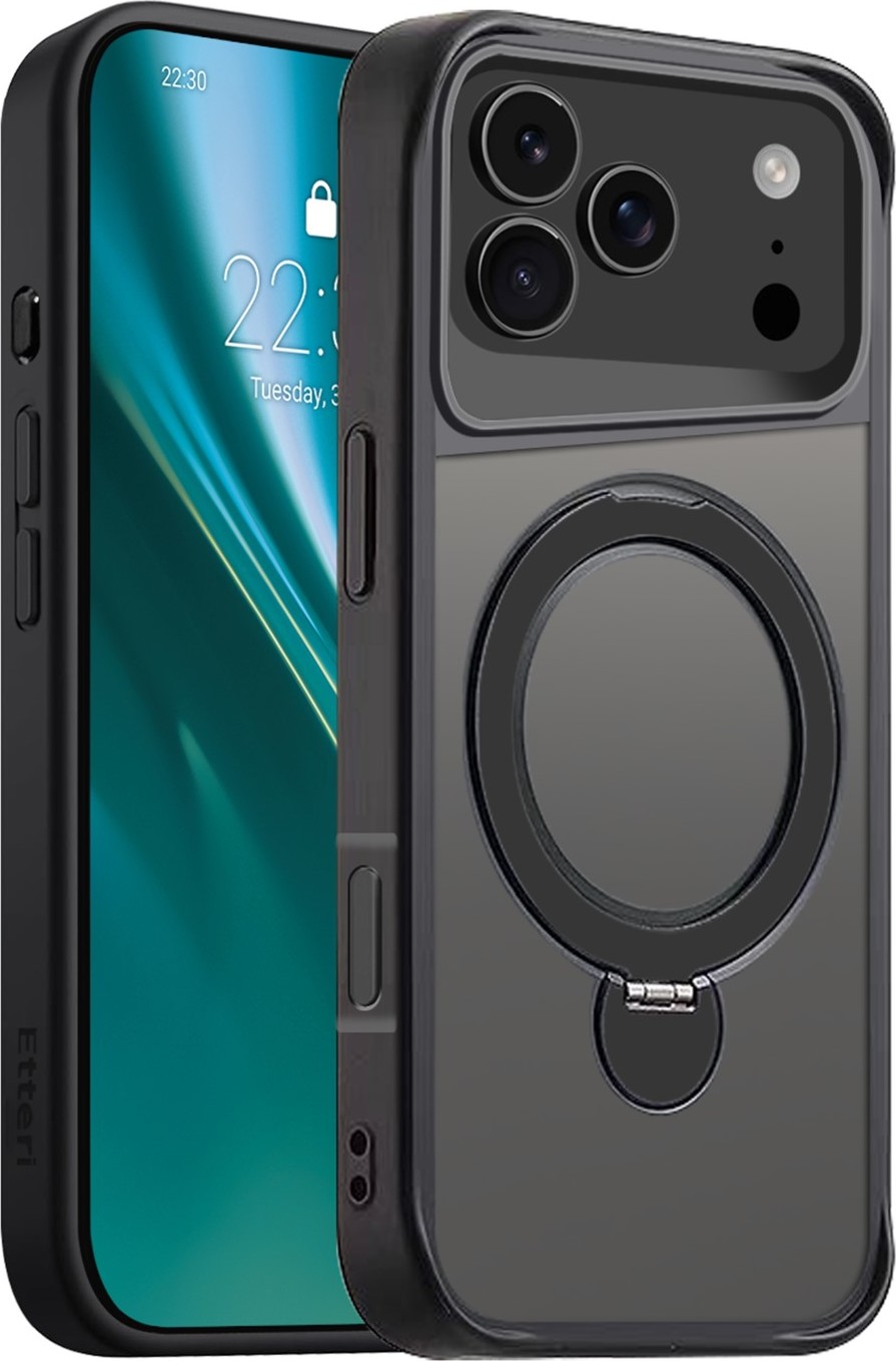 Pouzdro Etteri Matt Mag Ring pro iPhone 17 Pro černé