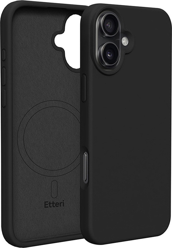 Etteri silikonové pouzdro Mag pro iPhone 17 černé