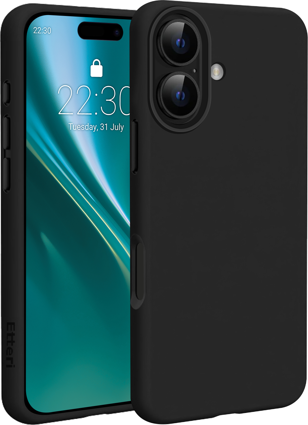 Etteri silikonové pouzdro Mag pro iPhone 17 černé