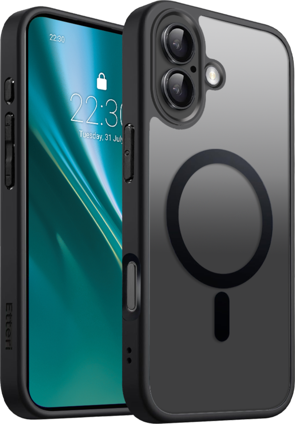 Pouzdro Etteri Matt Mag pro iPhone 17 černé