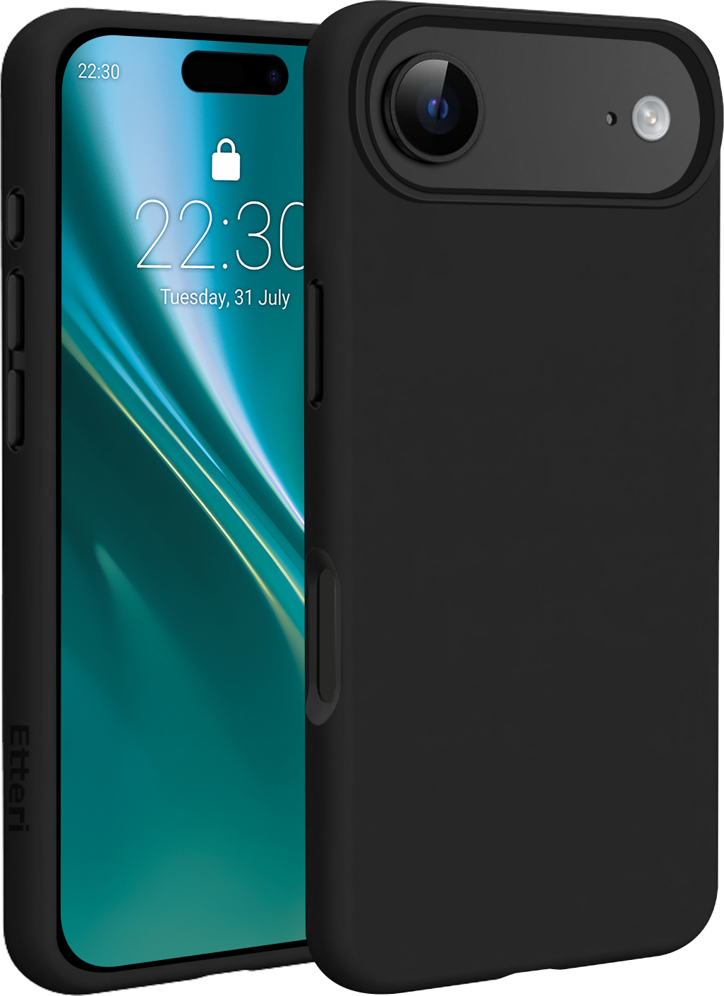 Etteri silikonové pouzdro Mag pro iPhone 17 Air černé