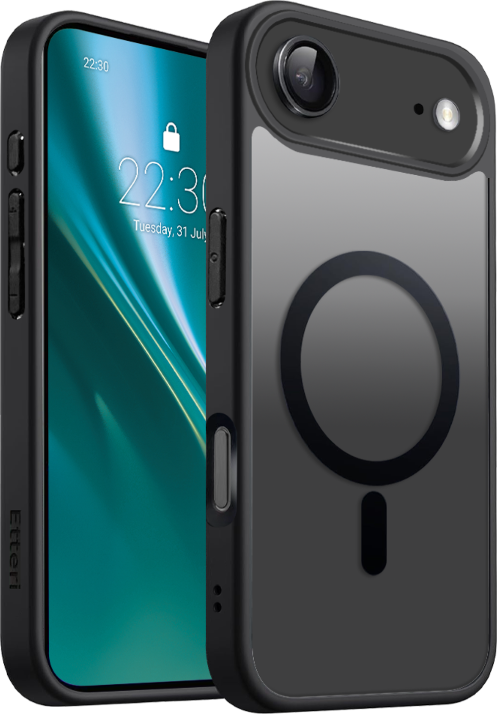 Pouzdro Etteri Matt Mag pro iPhone 17 Air černé