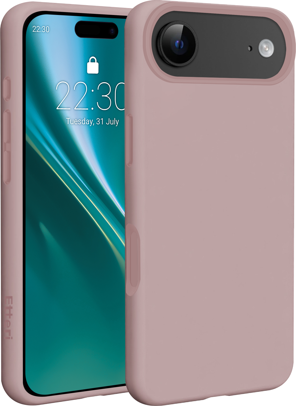 Pouzdro Etteri Silikonový Mag pro iPhone 17 Air světle růžové