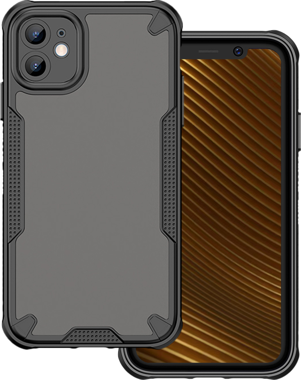 Pouzdro Defender Matt pro iPhone 12 6,1