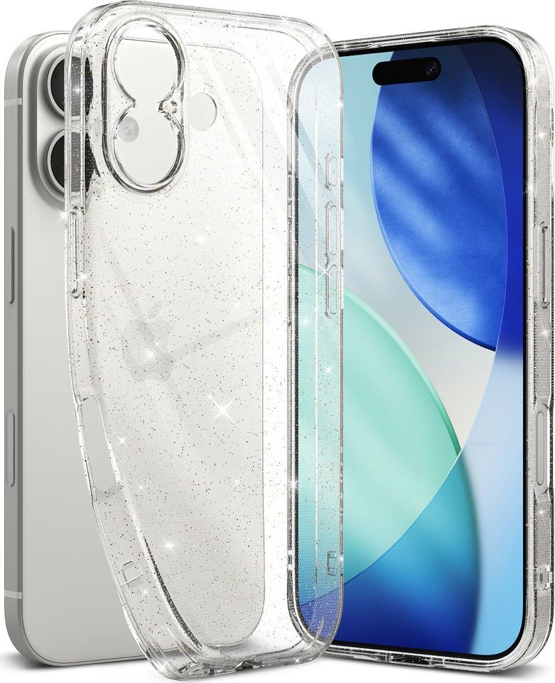 RINGKE AIR IPHONE 17 GLITTER CLEAR