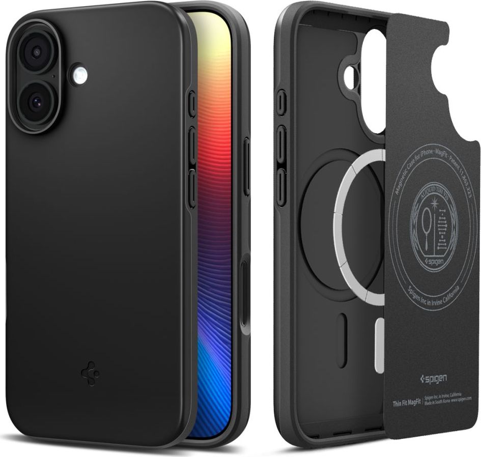 SPIGEN THIN FIT MAG MAGSAFE IPHONE 17 BLACK