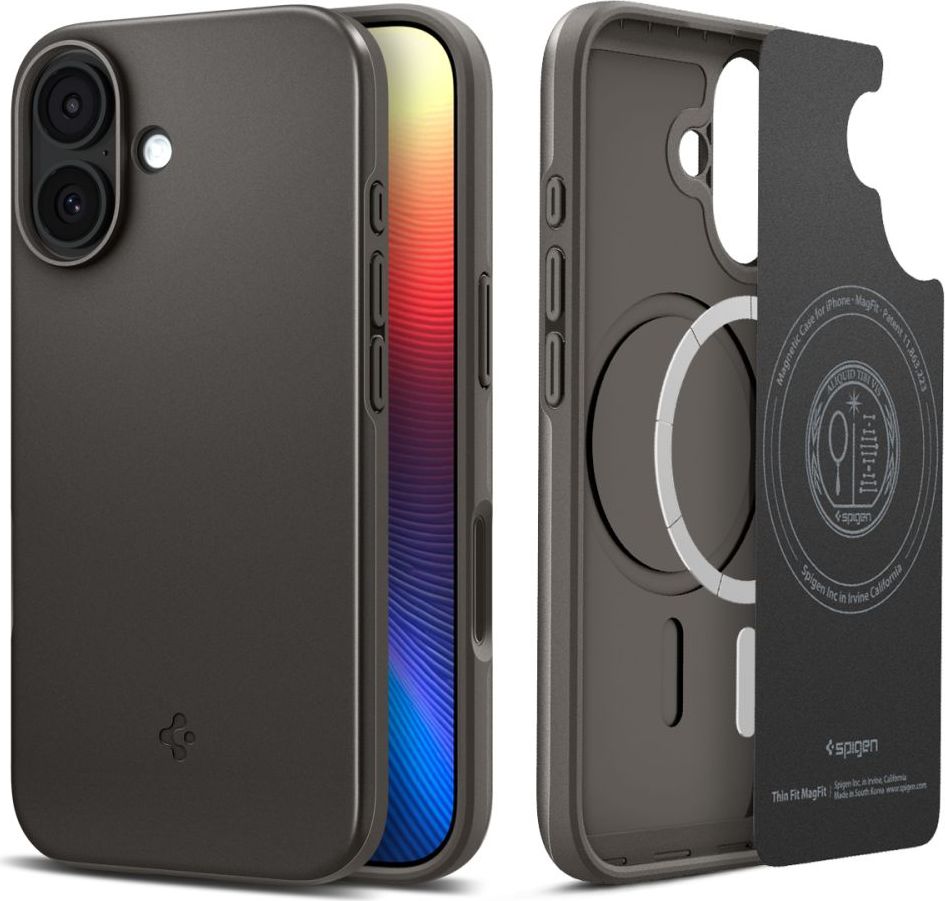 SPIGEN THIN FIT MAG MAGSAFE IPHONE 17 GUNMETAL