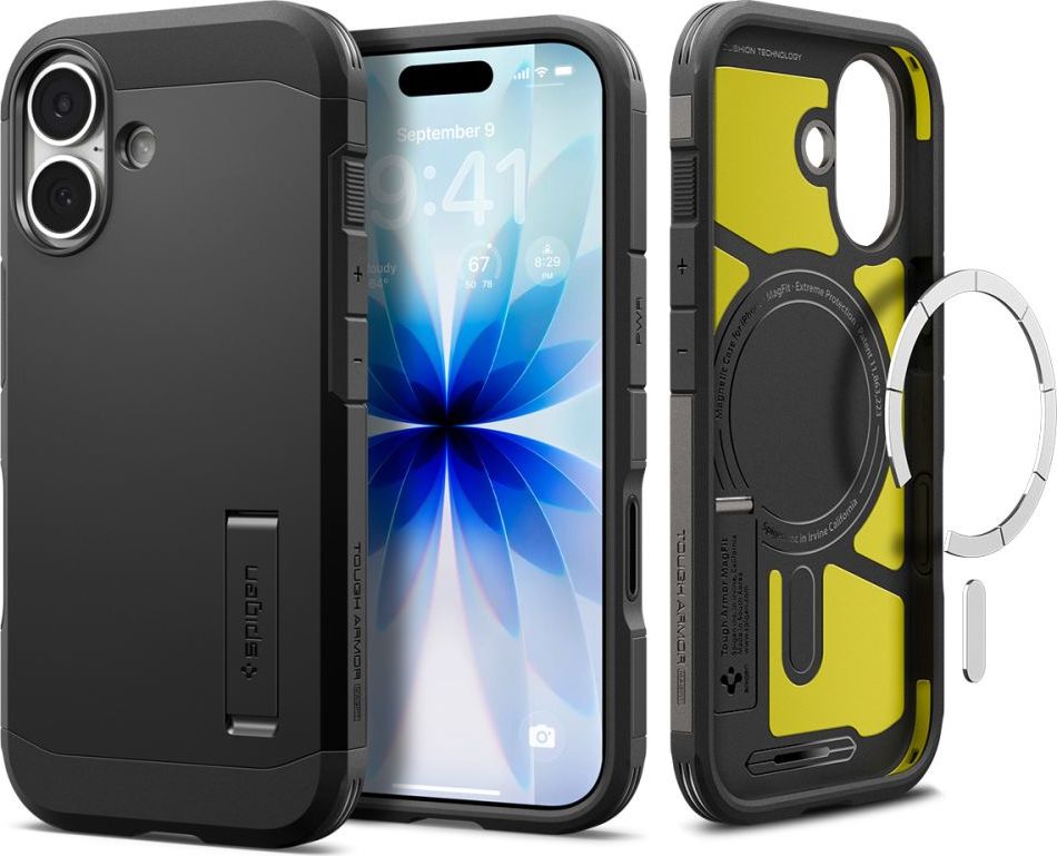 SPIGEN TOUGH ARMOR ”T” MAG MAGSAFE IPHONE 17 BLACK