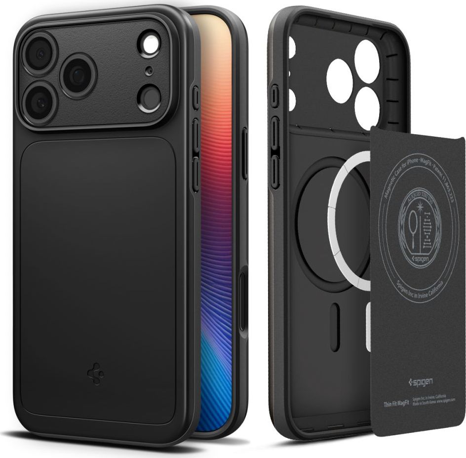 SPIGEN THIN FIT MAG MAGSAFE IPHONE 17 PRO BLACK