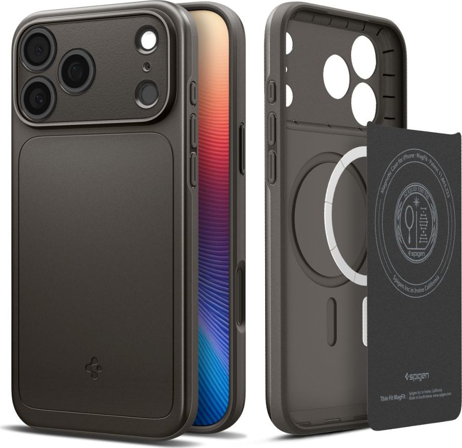 SPIGEN THIN FIT MAG MAGSAFE IPHONE 17 PRO GUNMETAL