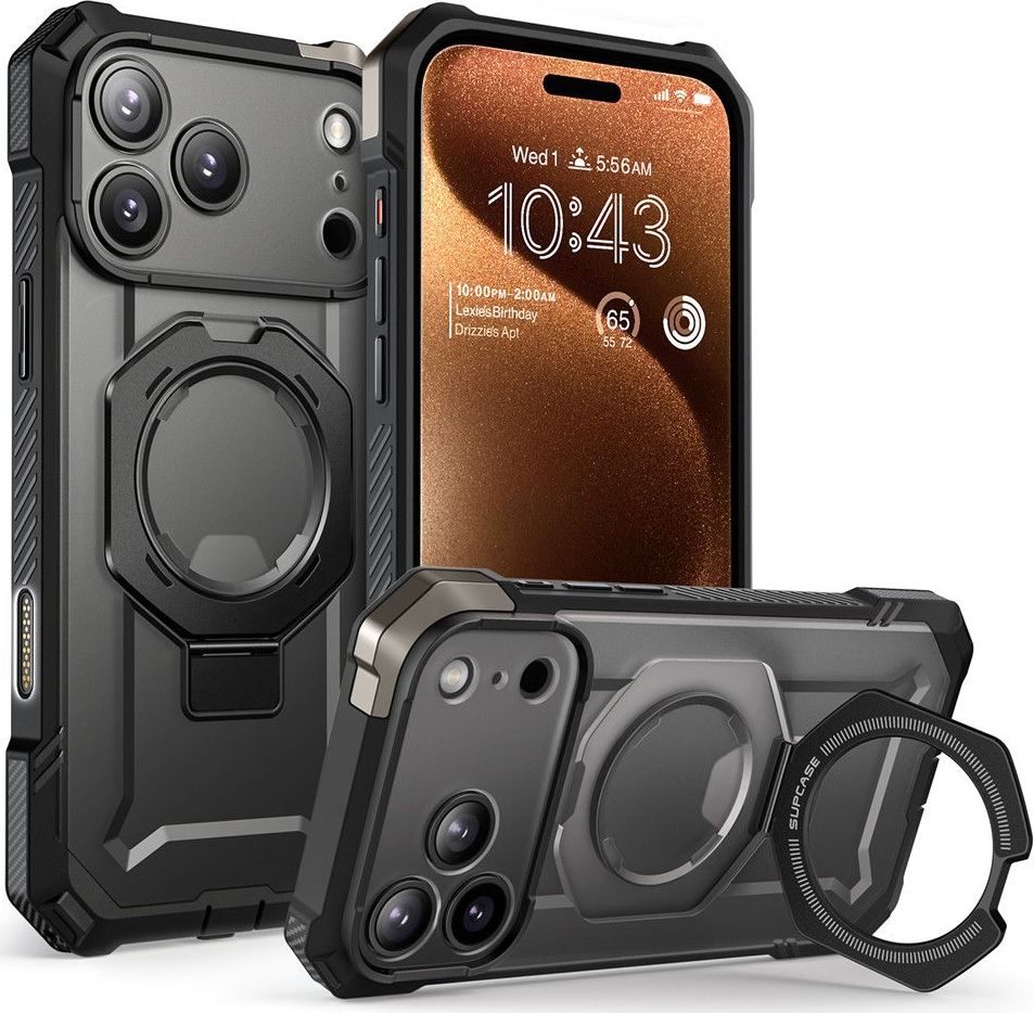 SUPCASE UB GRIP MAG MAGSAFE IPHONE 17 PRO MAX BLACK