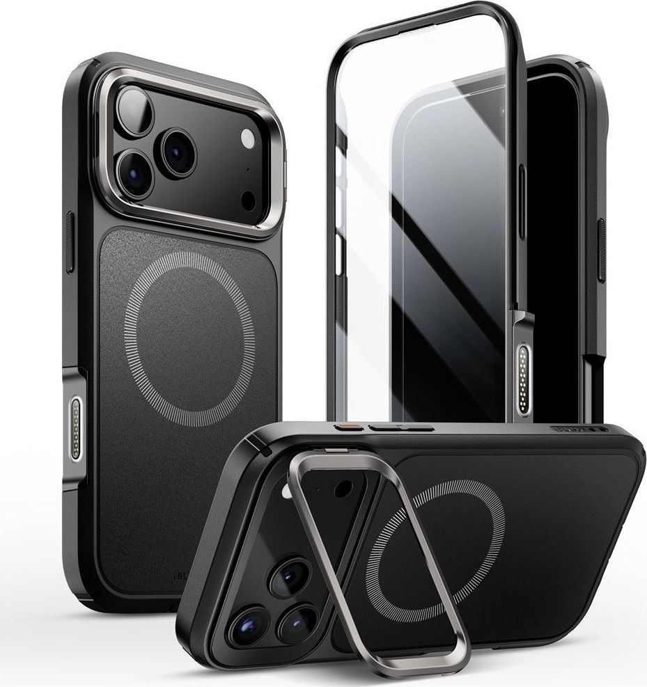SUPCASE IBLSN ARES FLIP MAG MAGSAFE IPHONE 17 PRO MAX BLACK