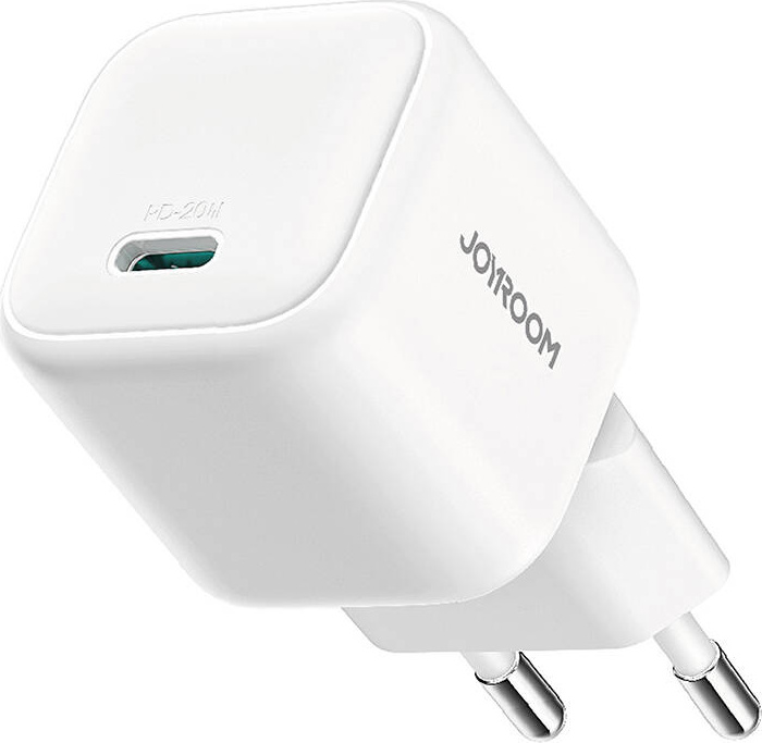 Nabíječka Joyroom JR-TCG08 GaN 20W Power Delivery do zásuvky - bílá