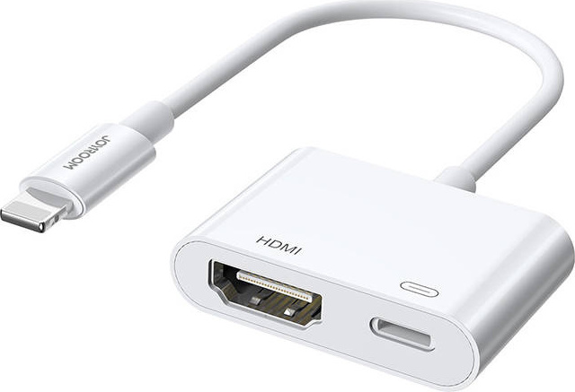 Joyroom S-H141 Lightning (male) - HDMI FullHD 1080p 60Hz (female) / Lightning (female) adapter - white