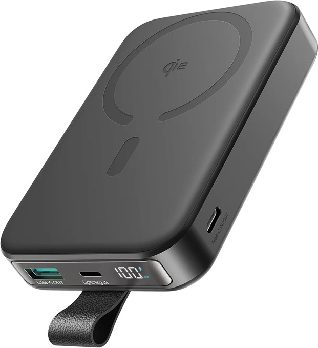 Powerbanka Joyroom JR-PBM11 10000mAh 22,5W Qi2, kompatibilní s MagSafe, se stojánkem - černá