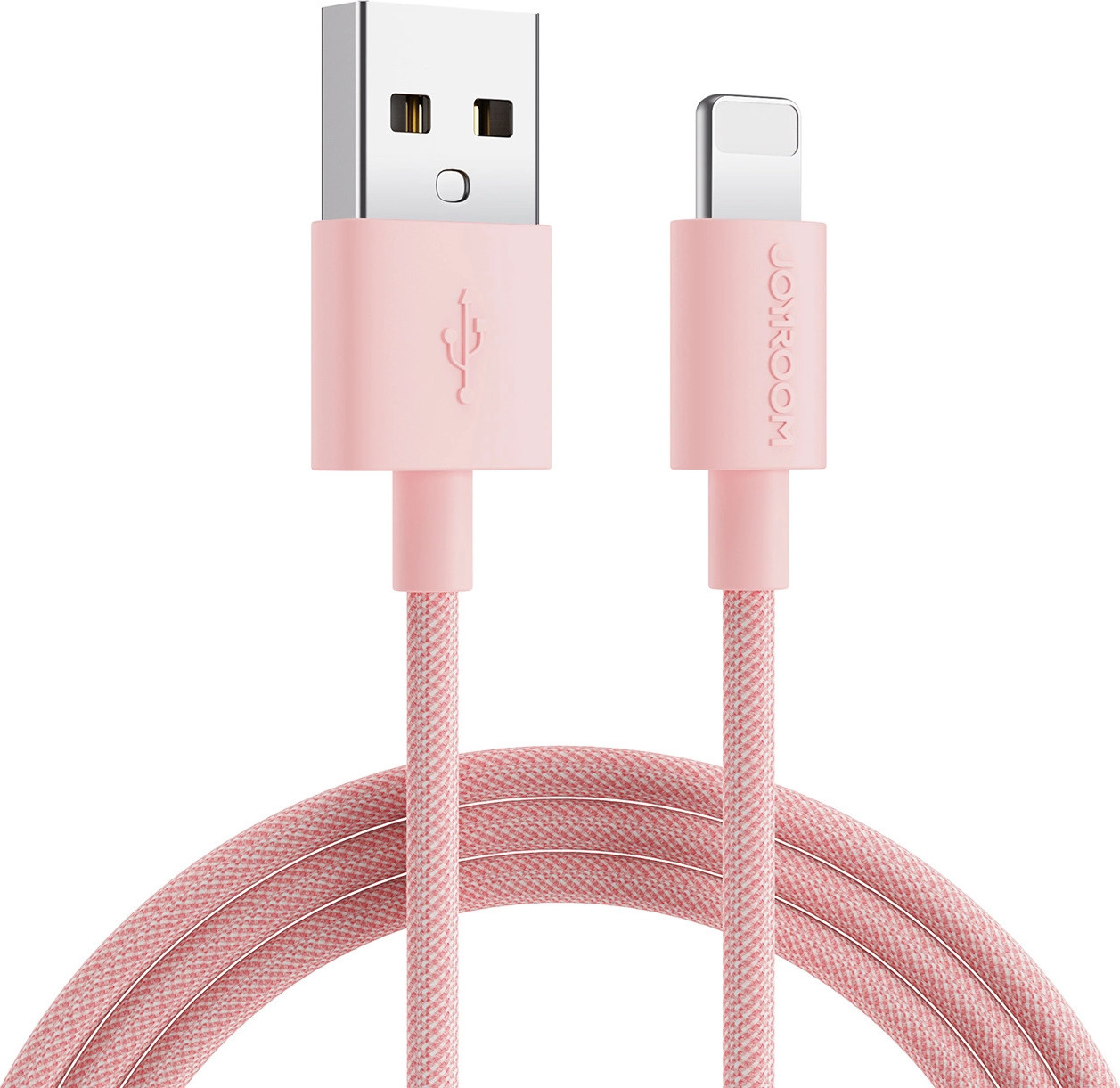 Datový kabel Joyroom Colorful S-2030M13 USB-A / Lightning 2,4A 2 m - růžový