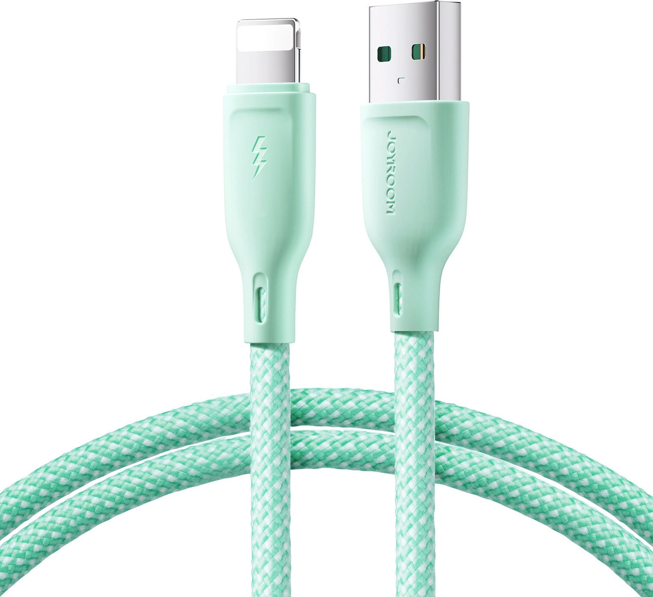 Kabel Joyroom Multi-Color Series S-A34 USB-A / Lightning 3A 1m - zelený