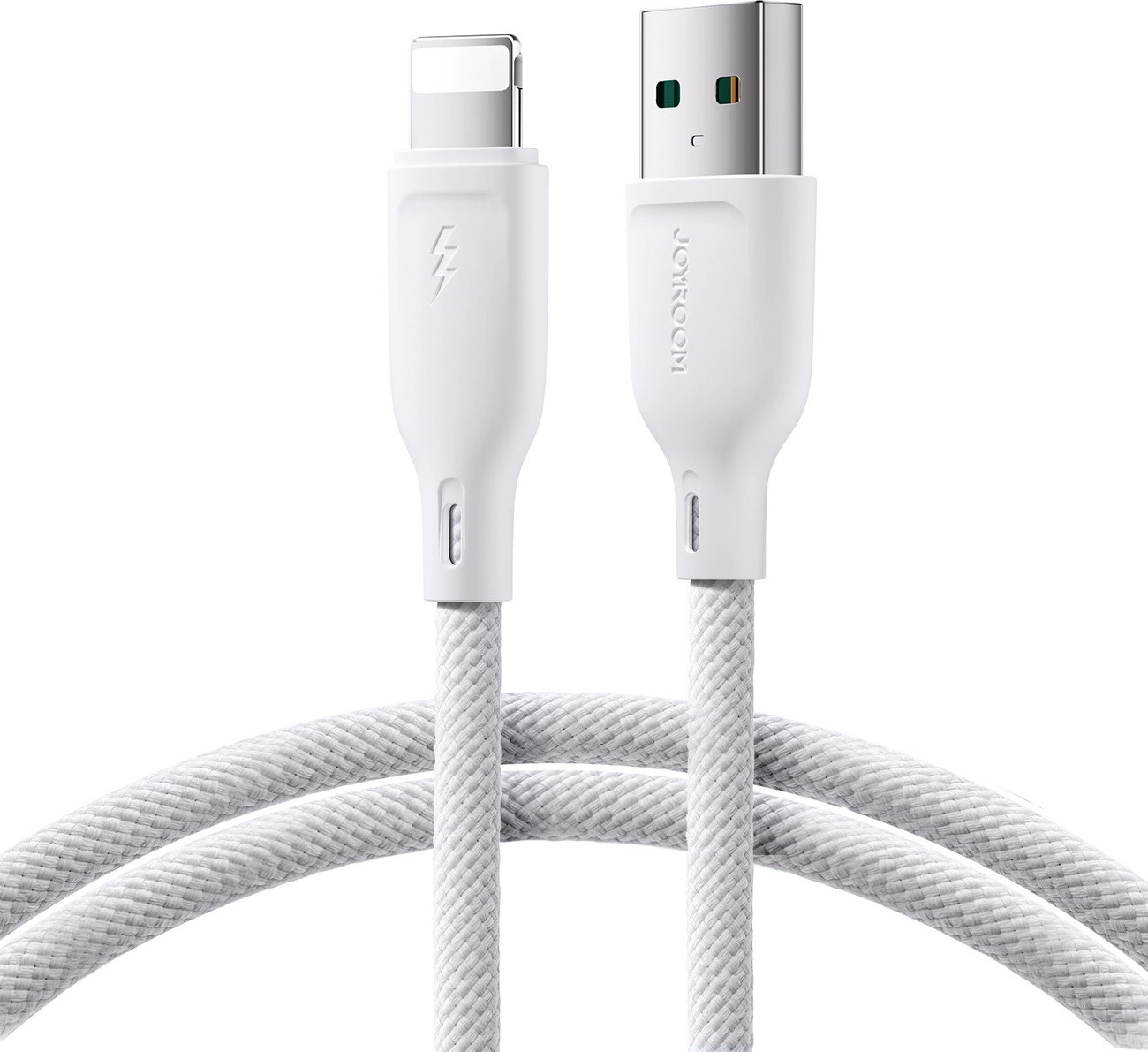 Kabel Joyroom Multi-Color Series S-A34 USB-A / Lightning 3A 1m - bílý