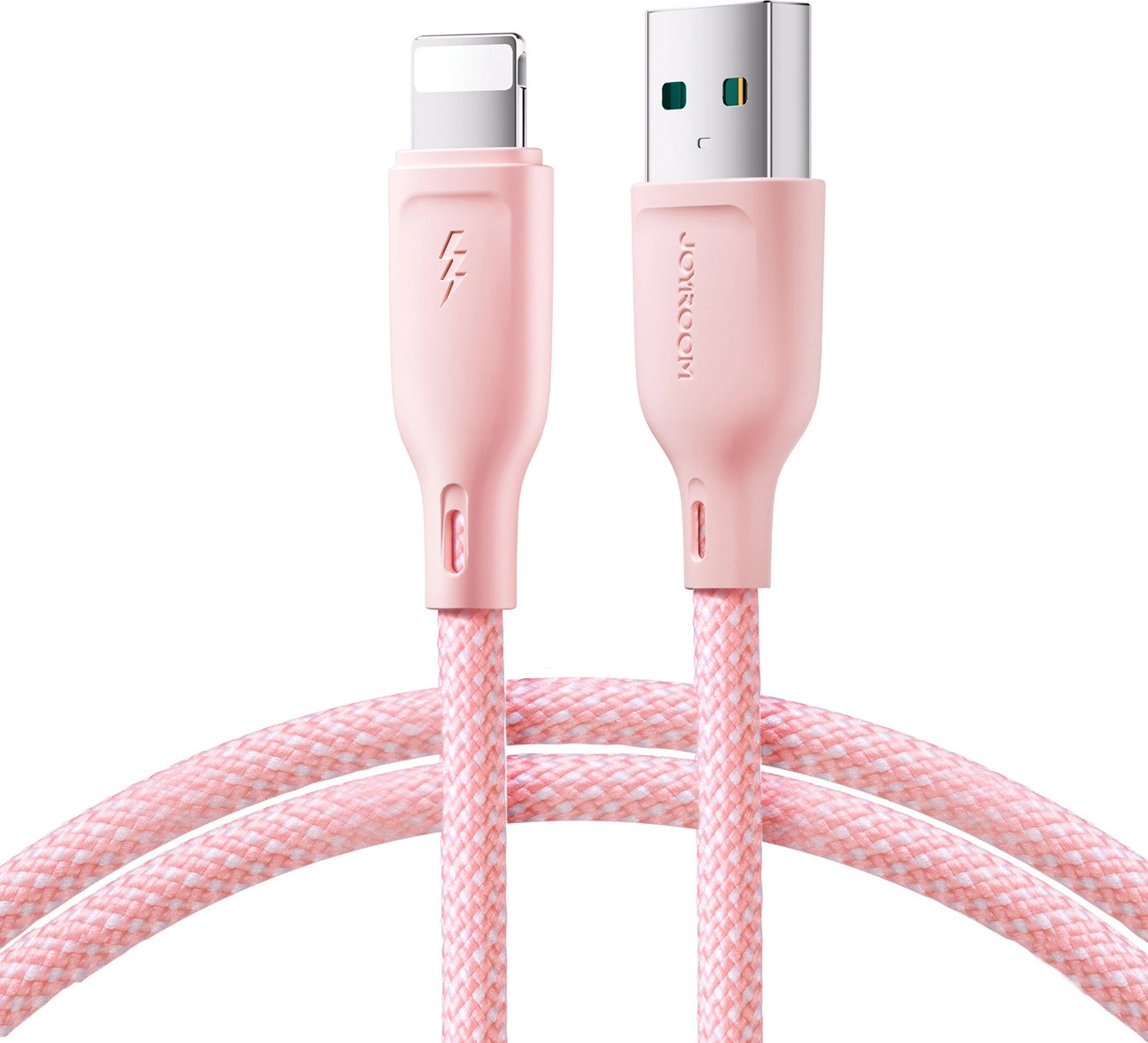 Kabel Joyroom Multi-Color Series S-A34 USB-A / Lightning 3A 1m - růžový