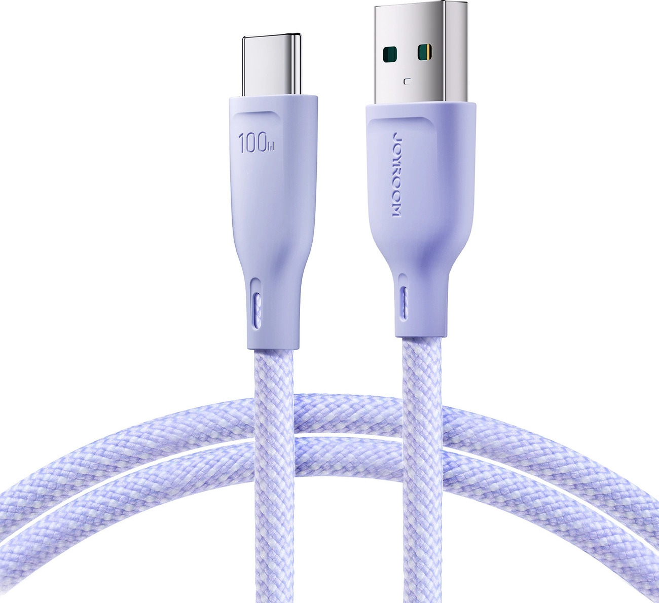 Kabel Joyroom Multi-Color Series S-A34 USB-A / USB-C 100W 1m - fialový