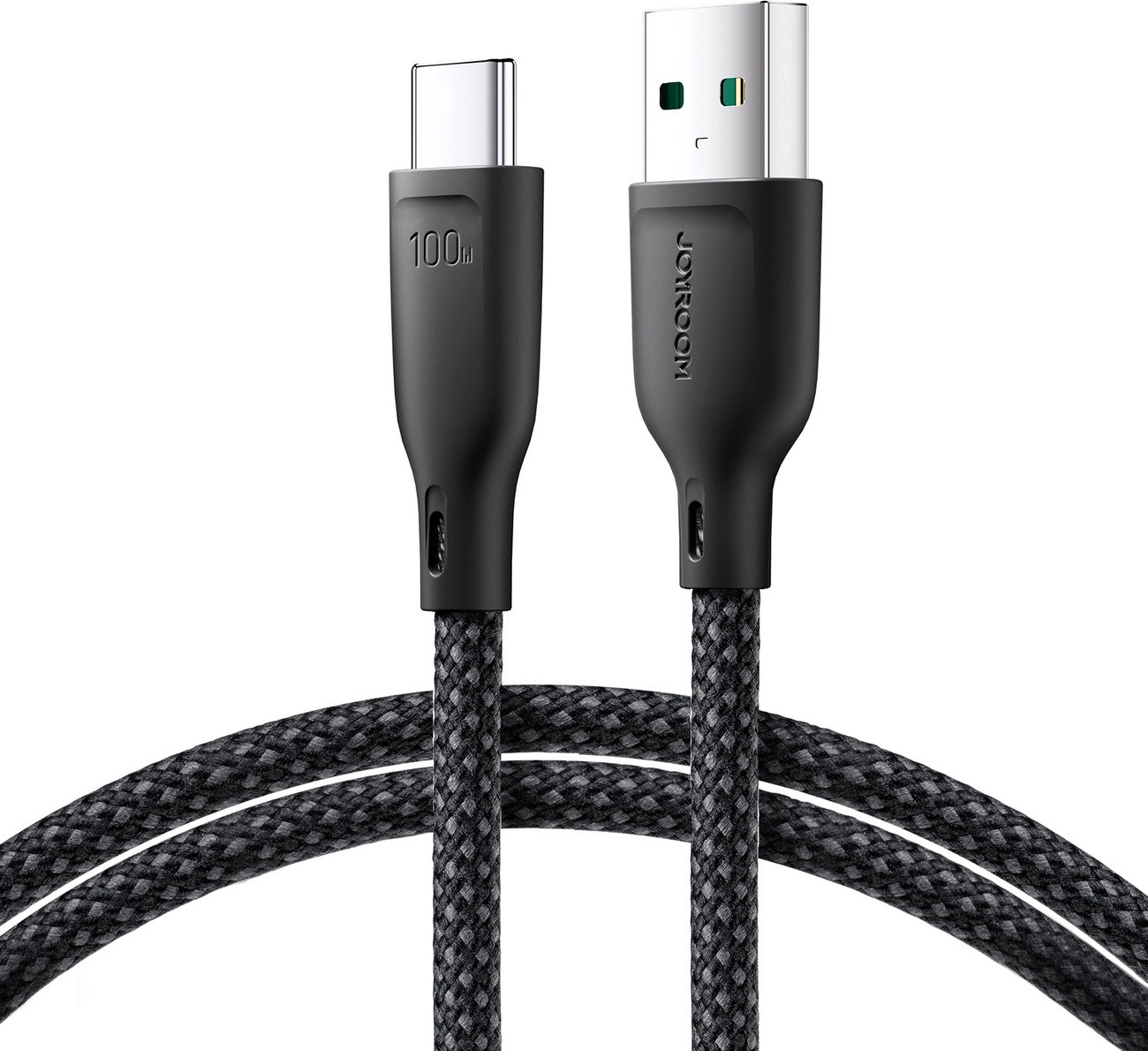 Kabel Joyroom Multi-Color Series S-A34 USB-A / USB-C 100W 1m - černý