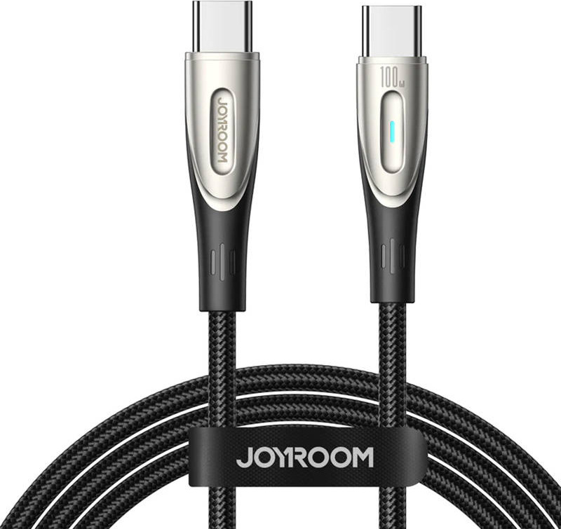 Kabel Joyroom Star-Light řady SA27-CC5 USB-C / USB-C 100W 1,2 m - černý