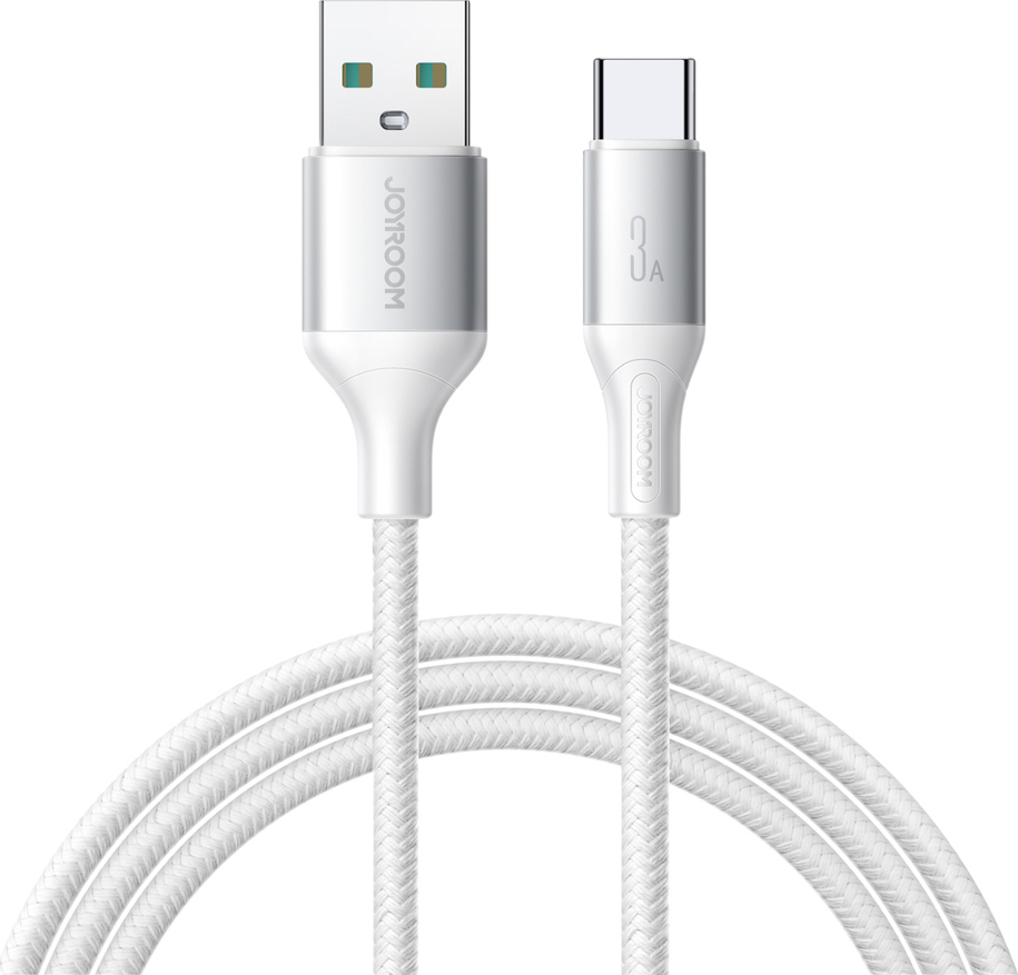 Kabel Joyroom S-A28 Flash Series 3A USB-A - USB-C 1m - bílý