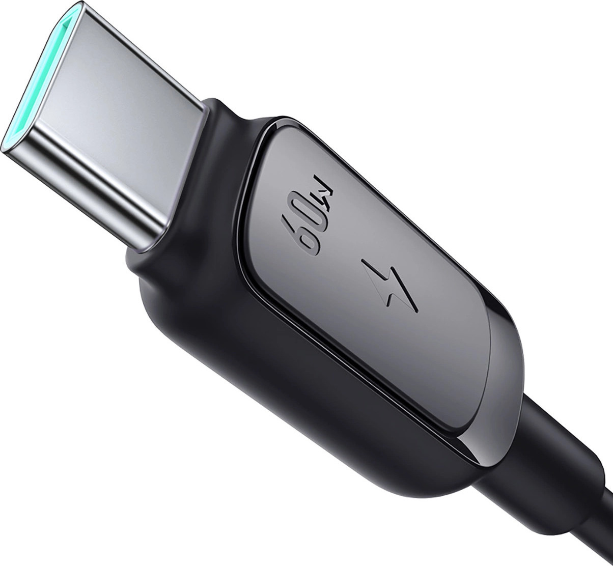 Kabel Joyroom Multi-Color Series A14 USB-C / USB-C 60W 1,2 m - černý