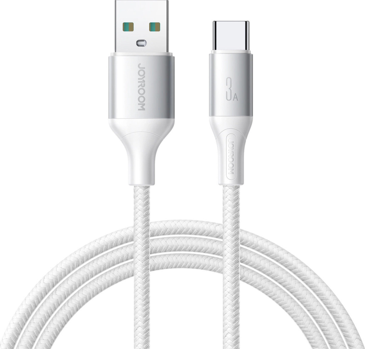 Kabel Joyroom S-A28 Flash Series 3A USB-A - USB-C 2m - bílý