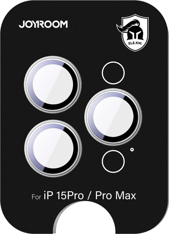 Ochranné sklo Joyroom JR-MFY0254 pro iPhone 15 Pro/15 Pro Max s čočkami - titanové