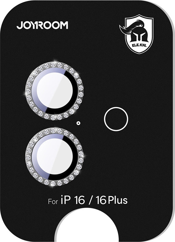 Ochranné sklo Joyroom JR-MSJ0271 pro iPhone 16/16 Plus s čočkami - černé