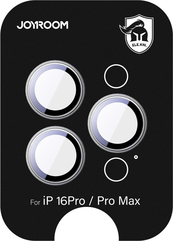 Ochranné sklo Joyroom JR-MFY0262 pro iPhone 16 Pro/16 Pro Max s čočkami - titanové