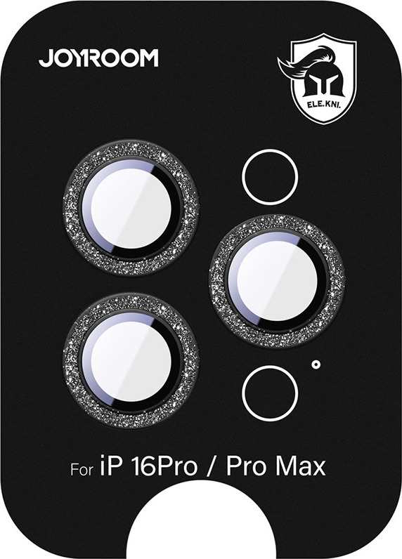 Ochranné sklo Joyroom JR-MSF0303 pro iPhone 16 Pro/16 Pro Max s čočkami - černé