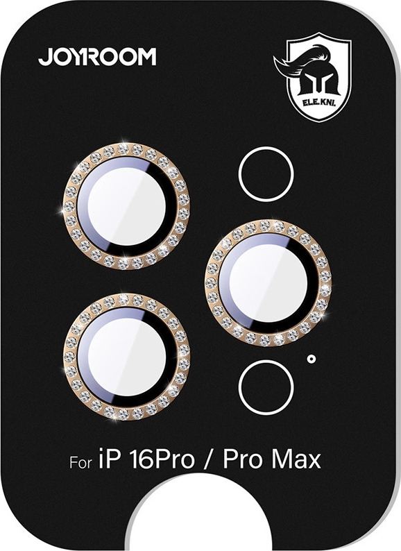 Ochranné sklo Joyroom JR-MSJ0310 pro iPhone 16 Pro/16 Pro Max s čočkami - hnědé