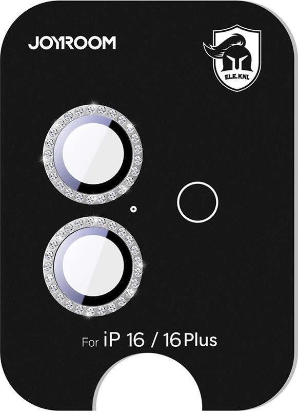Ochranné sklo Joyroom JR-MSJ0272 pro iPhone 16/16 Plus s čočkami - stříbrné