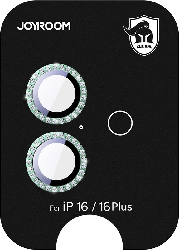Ochranné sklo Joyroom JR-MSJ0274 pro iPhone 16/16 Plus s čočkami - zelené