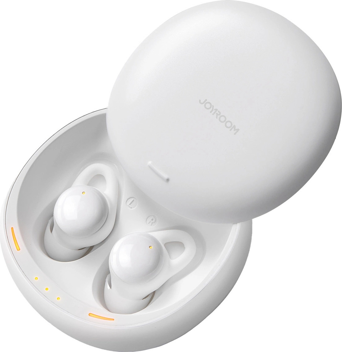 Bezdrátová sluchátka TWS Joyroom JR-TS2 Cozydots Series s aktivním potlačením hluku, Bluetooth 5.3 - bílá