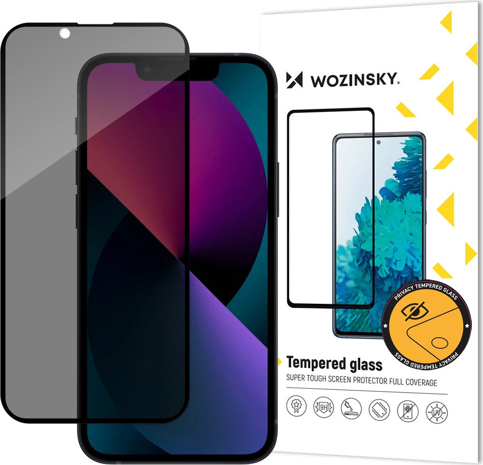 Tvrzené sklo Wozinsky Privacy Glass pro iPhone 14 Plus / 13 Pro Max s filtrem Anti Spy Privacy