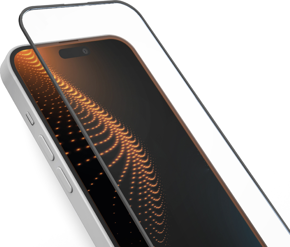 Tvrzené sklo SBS D3O s rámečkem pro iPhone 16 Plus / iPhone 15 Plus