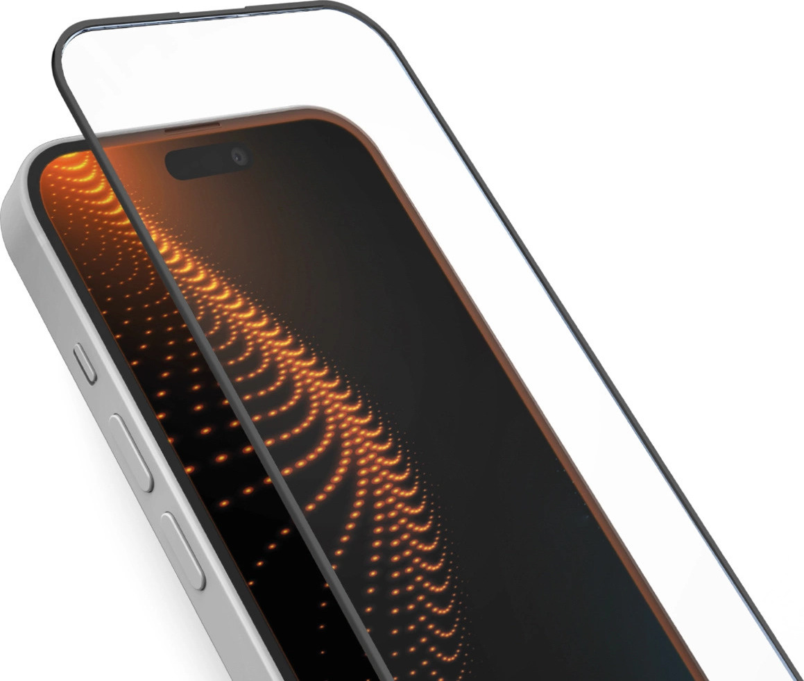 Tvrzené sklo SBS s technologií D3O s aplikátorem pro iPhone 15 / iPhone 15 Pro / iPhone 16