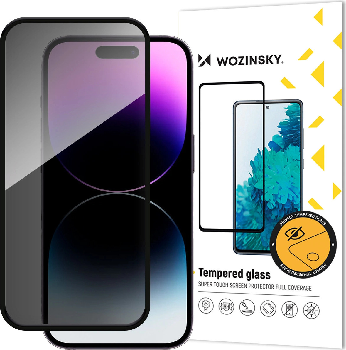 Tvrzené sklo Wozinsky Privacy Glass s antispy filtrem pro iPhone 16 Pro Max
