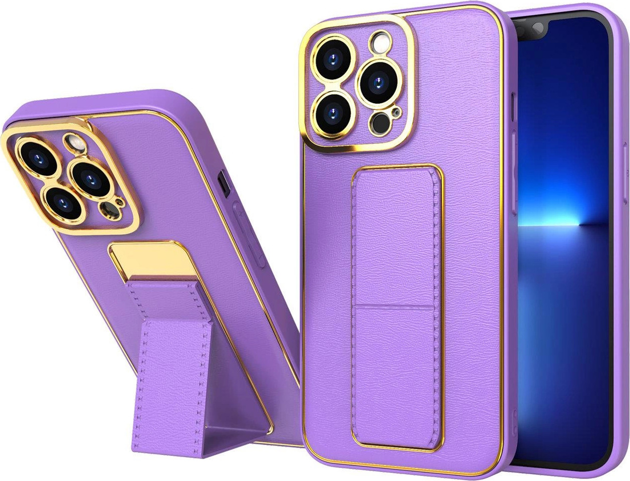 New Kickstand kryt pro iPhone 13 Pro fialové