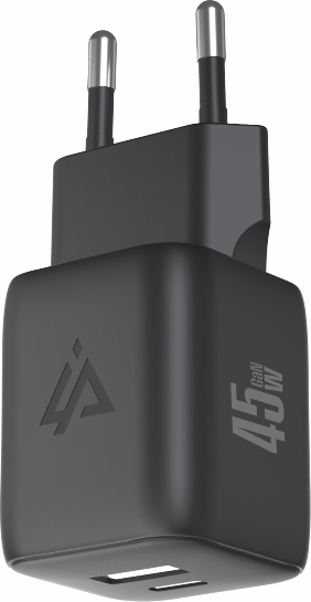 iPEAX GaN SÍŤOVÁ NABÍJEČKA 45W (USB-C + USB-A) ČERNÁ