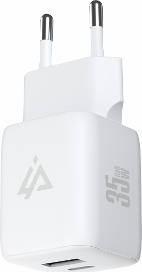 iPEAX GaN SÍŤOVÁ NABÍJEČKA 35W (USB-C + USB-A) BÍLÁ