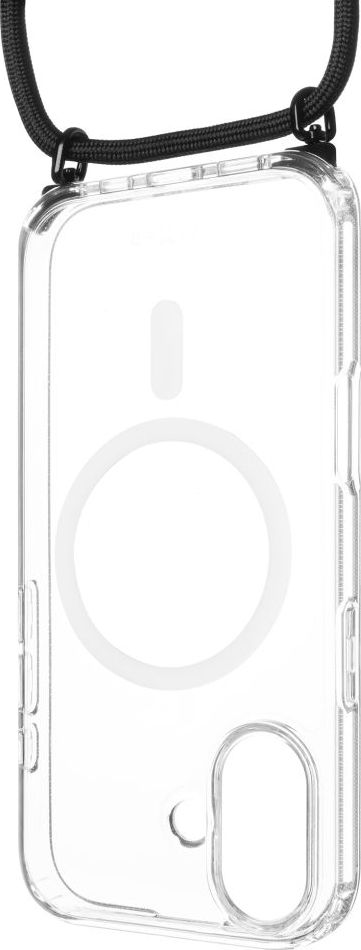 Pouzdro FIXED MagPure Neck s černou šňůrkou na krk pro Apple iPhone 17