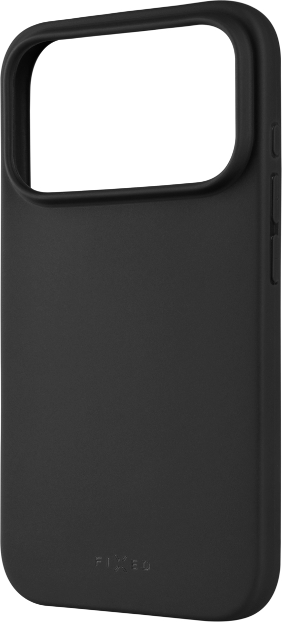 Zadní pogumovaný kryt FIXED Story pro Apple iPhone 17 Pro, černý
